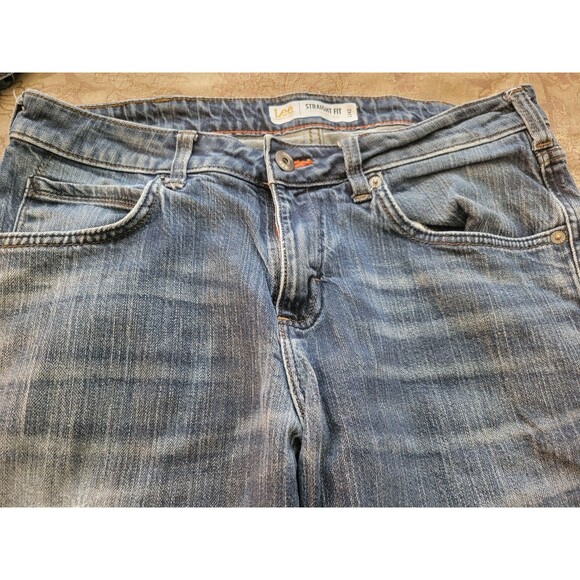 LEE Modern Series L342 Jeans Men Size 34x30 Straight Fit Medium Dark Wash - Picture 10 of 11